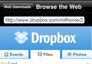 GoodReader - Browse Dropbox